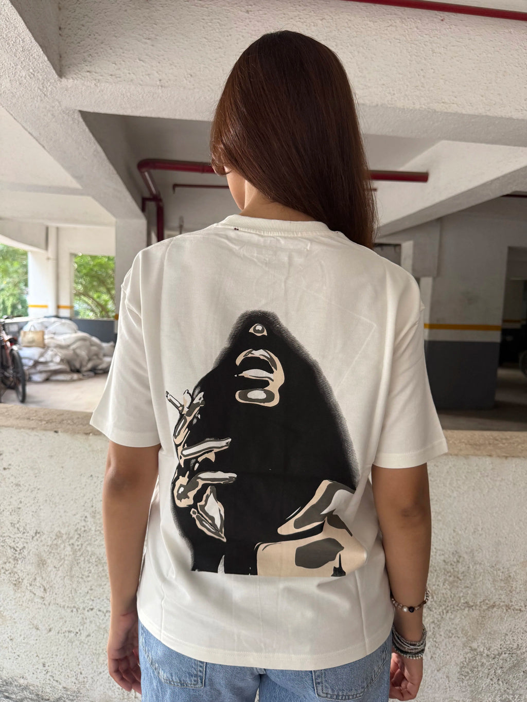 Off White Smoke Tee - Unisex