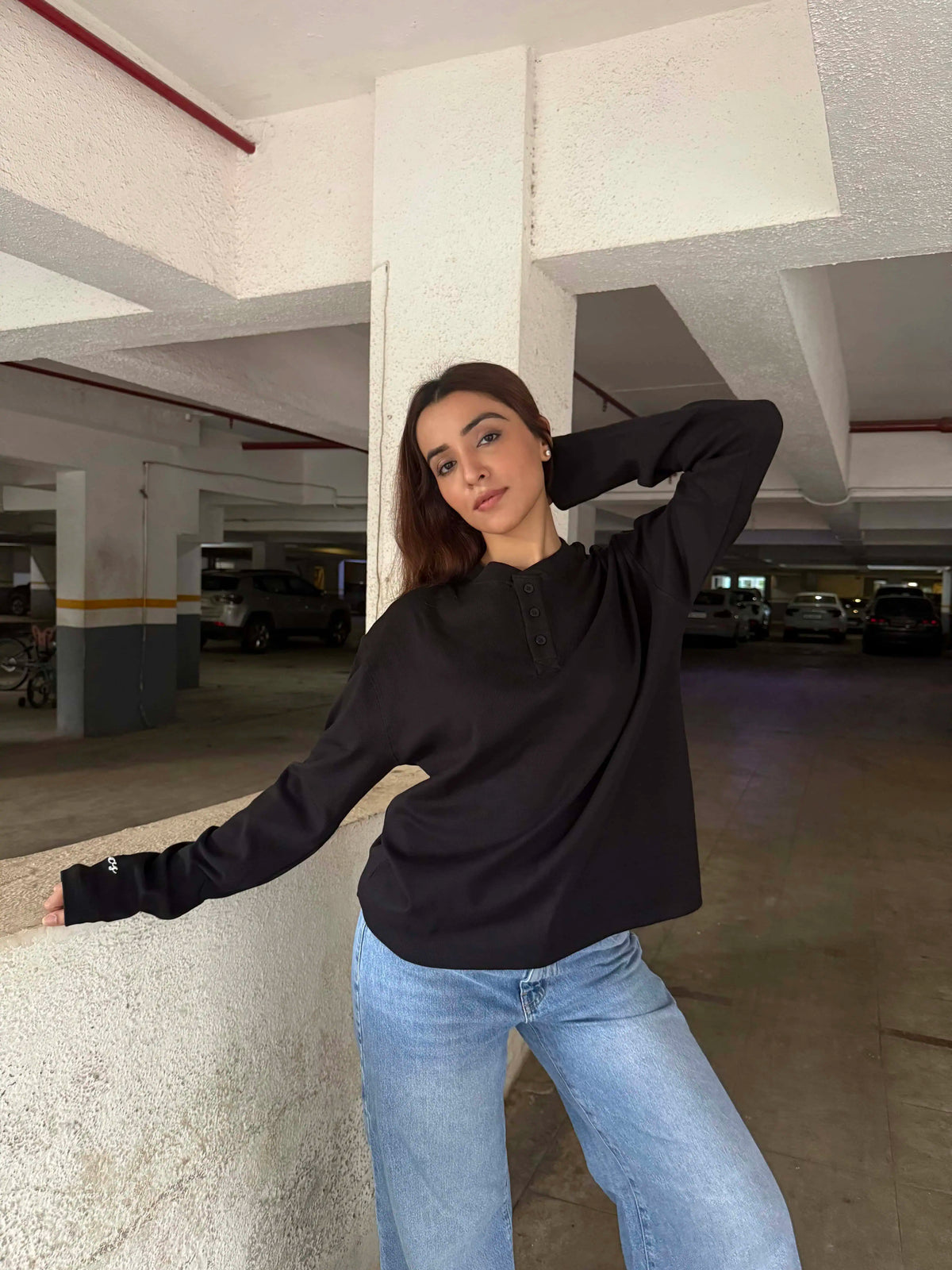 Carbon Henley - Unisex