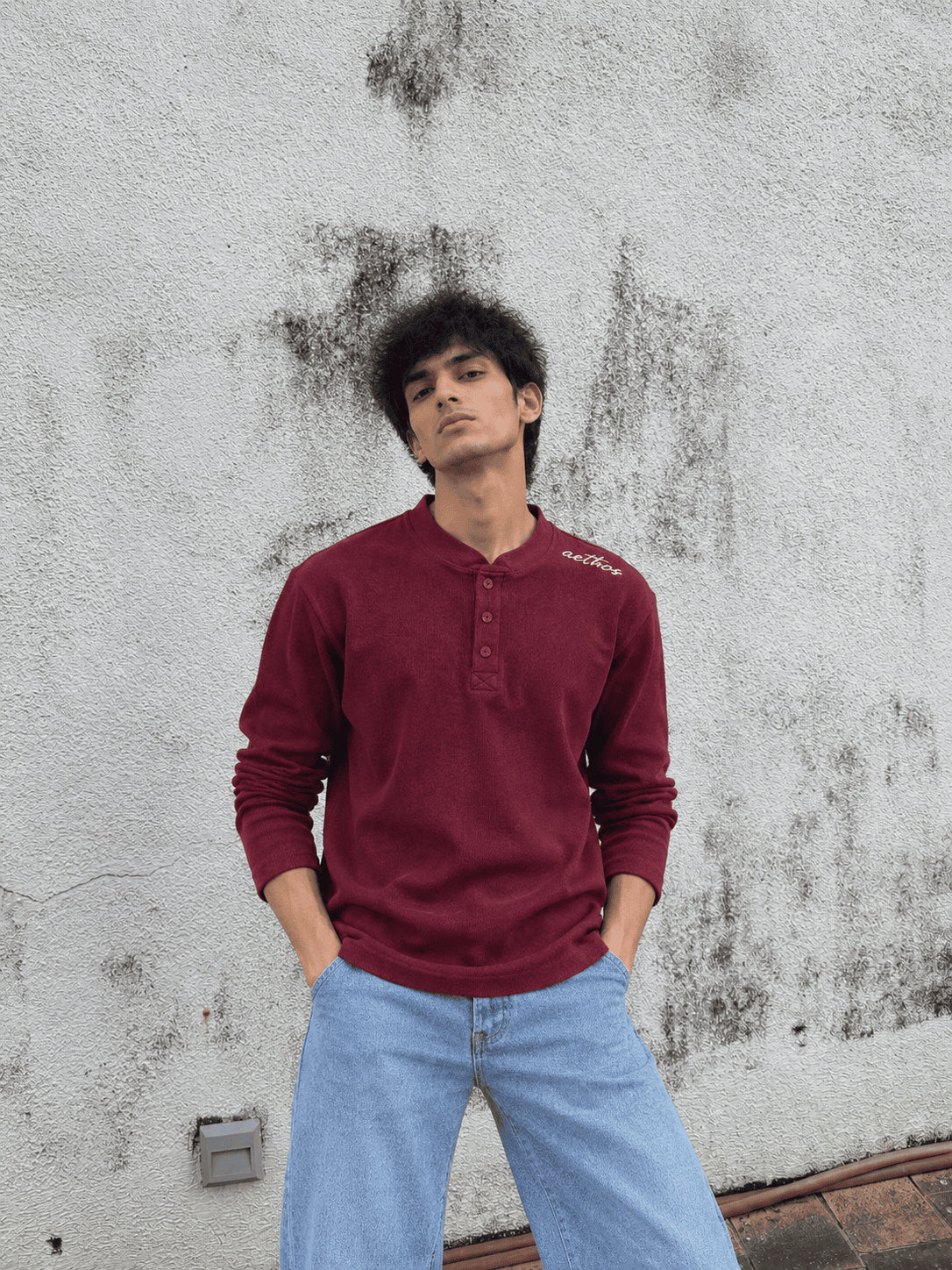 Rusted Henley - Unisex