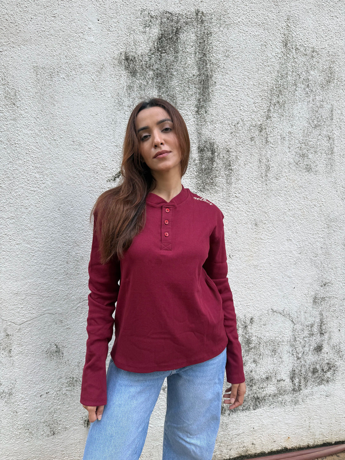 Rusted Henley - Unisex